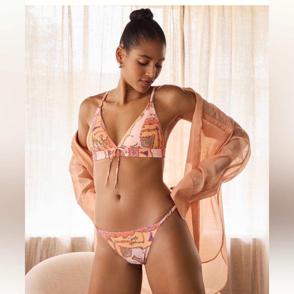 NWT - Love Stories by Anthropologie - Wild Rose Lace Brief
